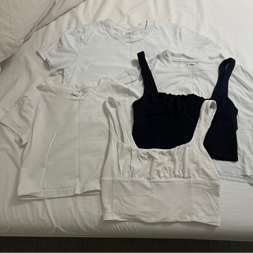 Set of 5 basic Aritzia tops